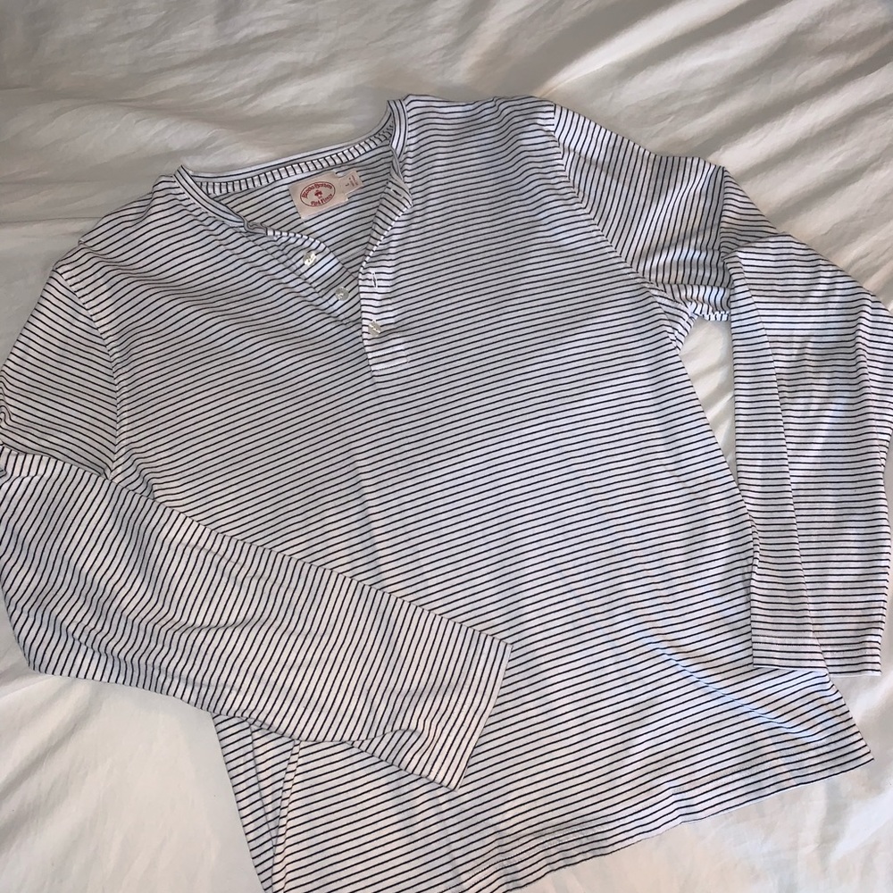 COPY - Brooks Brothers Henley long sleeve tee